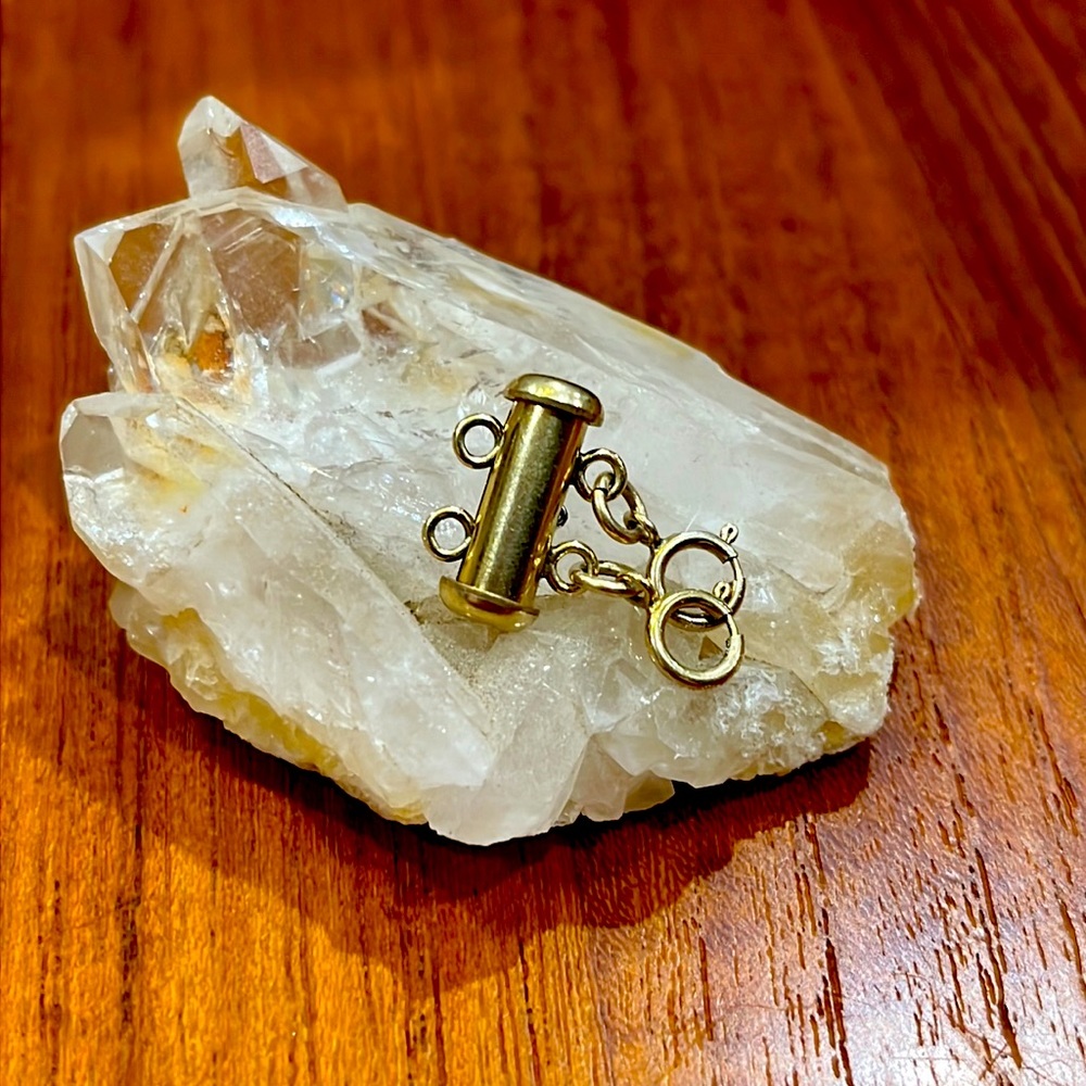 14k gold filled necklace detangler/layer tool